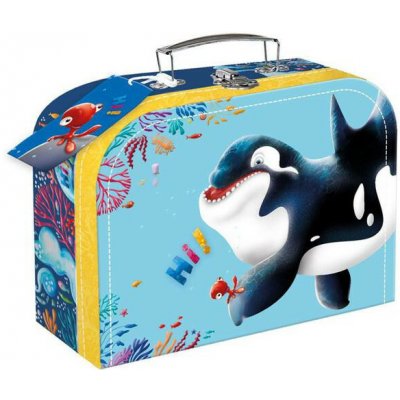 Teddies Kufřík/Kufr školní papírový Hi! 25x18x9 cm – Sleviste.cz