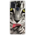 Pouzdro mmCase Gelové Samsung Galaxy A21s - zelené kočičí oči – Zboží Mobilmania