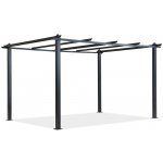 Garden Point Barbados 3 x 4 m antracitový kovový rám zahradní pergoly – Zboží Dáma