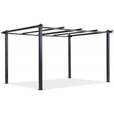 Garden Point Barbados 3 x 4 m antracitový kovový rám zahradní pergoly – Zboží Dáma