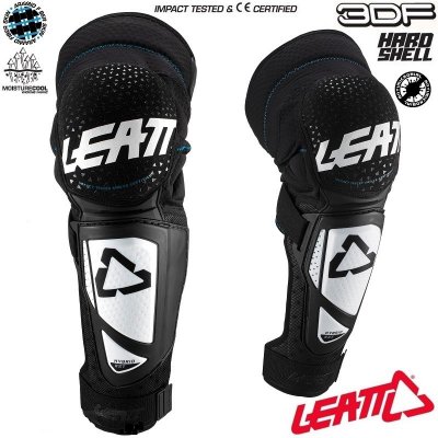 Chránič kolen a holení Leatt Knee Shin Guard 3DF Hybrid EXT – Zboží Mobilmania