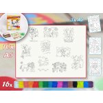 Radost v písku Velká sada PRO HOLKY 3 Barevné pískování obrázků – Zboží Dáma