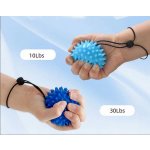 TEJPY.cz Masážní míček - ježek se šňůrkou Varianta: tvrdá, tmavě modrá – Zboží Mobilmania