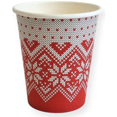 Eobaly.cz Papírový kelímek zimní období 280 ml, průměr 80 mm – Zboží Dáma