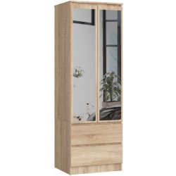 Ak furniture Star se zrcadlem 60 cm dub sonoma