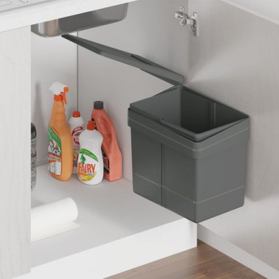 In-Design Vestavný koš na dvířka UNION SINGLE 1 x 15 l – Zboží Dáma