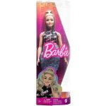 Barbie Modelka černo-modré šaty s ledvinkou – Zboží Dáma