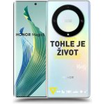 Pouzdro Picasee silikonové Honor Magic5 Lite 5G - Kazma - TOHLE JE ŽIVOT A NIC VÍC NEBUDE čiré – Hledejceny.cz