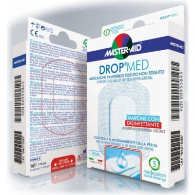 DROP MED Rychloobvaz Steril. Antisep 10,5 x 15 cm-5 ks – Sleviste.cz