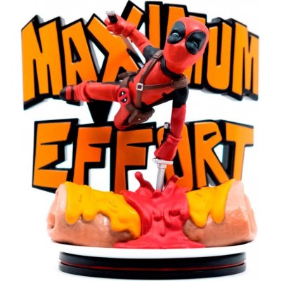 Quantum Mechanix Marvel Q-Fig MAX Diorama Deadpool Maximum Effort 14 cm – Zboží Mobilmania