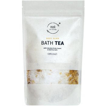 Mark koupelová sůl Bath tea Body Glow s epsomskou solí a soli z Mrtvého moře 400 g
