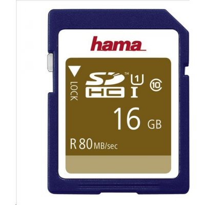 Hama SDHC Class 10 UHS-I 16 GB 124134 – Zboží Mobilmania