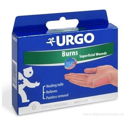 Urgo Burns Na popáleniny 6 ks – Hledejceny.cz