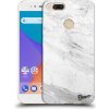 Pouzdro a kryt na mobilní telefon Xiaomi Pouzdro Picasee silikonové Xiaomi Mi A1 Global - White marble čiré