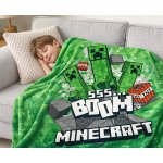 Setino Dětská deka MINECRAFT polar fleece zelená – Zboží Mobilmania