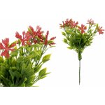 Autronic Květina umělá plastová,barva červená KU4207-DRT – Zboží Mobilmania