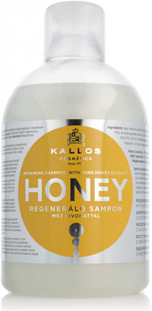 Kallos Honey Shampoo med 1000 ml