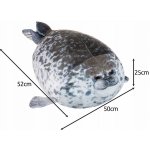 Kruzzel Plyšový polštář tuleň 50cm šedý – Zboží Dáma Kruzzel Plyšový polštář tuleň 50cm šedý – Zboží Dáma