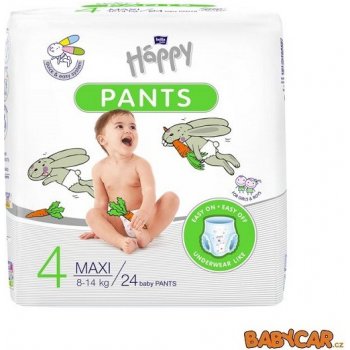 Bella Happy Pants 4 Maxi 8-14 kg 24 ks