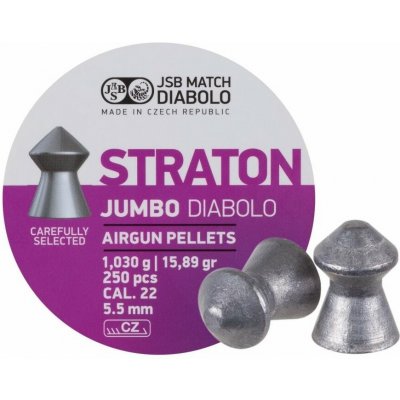 Diabolky JSB MATCH diabolo JSB JUMBO STRATON 5,5 mm 250 ks 546238 250 – Sleviste.cz