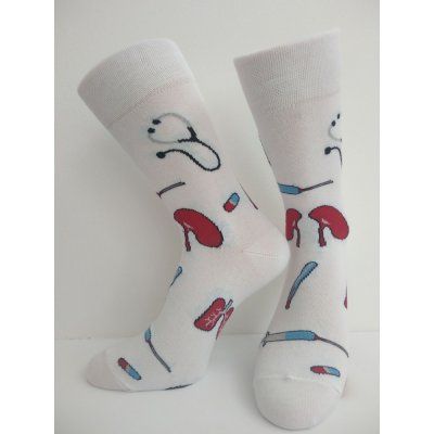 Dospělé ponožky Mediko bílá