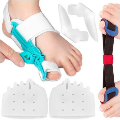 Sada hallux valgus s nastavitelnou ortézou na den i noc 6 ks – Hledejceny.cz