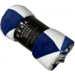 Home Elements Mikro flanel deka Trojúhelníky modrá a bílá 150x200 – Sleviste.cz