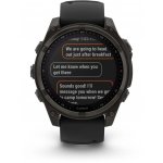 Garmin Fenix 8 47mm Sapphire Solar Titanium Carbon Gray/Black 010-02906-11 – Zbozi.Blesk.cz