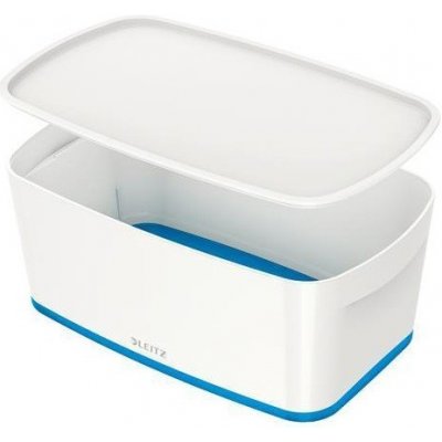 LEITZ Úložný box s víkem "MyBox" bílo-modrá malý