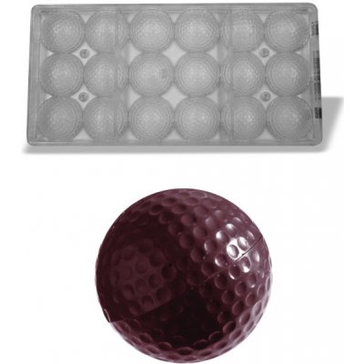 Forma na pralinky párovací (golfový míček 2x20g) 3x6 tvarů/forma – Zboží Mobilmania