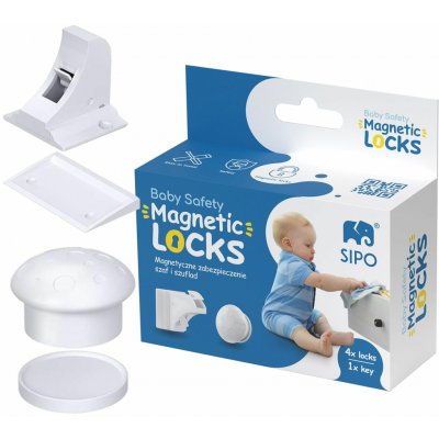 SIPO Magnetický zámek na šuplíky a skříňky 4 ks – Hledejceny.cz
