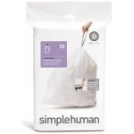 Simplehuman Sáčky 20 L typ D zatahovací 20ks v balení 20µm – Sleviste.cz