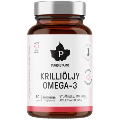 Puhdistamo Krillový olej Super Omega 3 60 kapslí – Hledejceny.cz