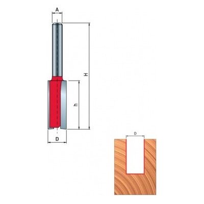 Fréza drážkovací rovné břity 14x31,8x68,2 stopka 8 mm FREUD 04-14508 – Zboží Mobilmania