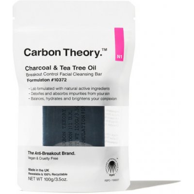 Carbon Theory Facial Cleansing Bar mýdlo 100 g – Zboží Mobilmania