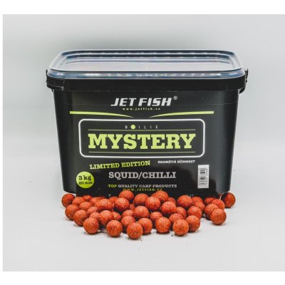 JET FISH MYSTERY Boilies Squid/Chilli 3kg 20mm – Zboží Mobilmania