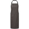 Zástěra Premier Workwear Zástěra z recyklovaného materiálu a biobavlny PR120 Dark Grey Pantone 431 86x72cm