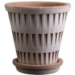 Květináč Pantheon s podmiskou Raw Rosa 16 cm Bergs Potter – Hledejceny.cz