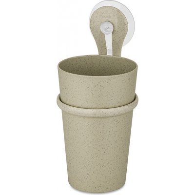Koziol Držák s kelímkem na zubní kartáčky LOOP pouštní písek – Zboží Mobilmania