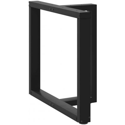 Omaxi 317209 Nohy k jídelnímu stolu ve tvaru T 2 ks černé 80 x 35 x 72-73 cm ocel – Hledejceny.cz