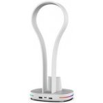 iPega P5P23 Nabíjecí RGB Stojan Playstation Portal Remote Player s Držákem na Sluchátka White – Zboží Živě