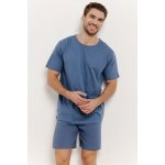 Taro 3400 Nick pánské pyžamo krátké modré – Hledejceny.cz