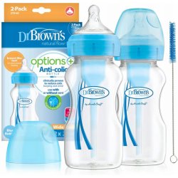 Dr.Browns láhev antikolik Options široké hrdlo plast modrá WB92602 2x270ml