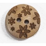 Knoflík Drops 628 - Květiny 15 mm – Zboží Dáma