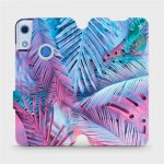 Mobiwear flip pouzdro Huawei Y6S / Honor 8A MG10S Fialové a modré listy – Hledejceny.cz
