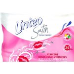 Linteo Satin vlhčené ubrousky 1-vrstvé 25 ks – Zboží Dáma