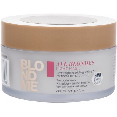 Schwarzkopf BlondME All Blondes Light Mask 200 ml – Zboží Mobilmania