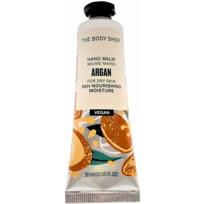 The Body Shop Argan Hand Balm vyživující a hydratační balzám na ruce 30 ml – Sleviste.cz