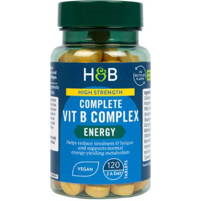 Holland & Barrett High Strength Complete Vit B Complex 120 tablet – Hledejceny.cz