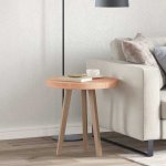Omaxi 788702 Deska stolu Světle hnědá 50 x 4 cm (kruh) Pevné dubové dřevo – Zboží Dáma